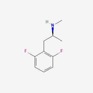 (2S)-1-(2,6-Difluorophenyl)-N-methylpropan-2-amine