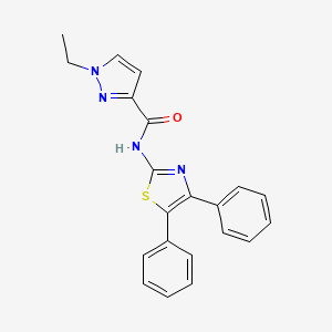 N-(4,5-diphenylthiazol-2-yl)-1-ethyl-1H-pyrazole-3-carboxamide