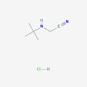 molecular formula C6H13ClN2 B2727437 Tert.-butylaminoacetonitrile hydrochloride CAS No. 4057-63-0