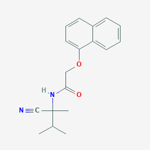 N-(1-cyano-1,2-dimethylpropyl)-2-(naphthalen-1-yloxy)acetamide