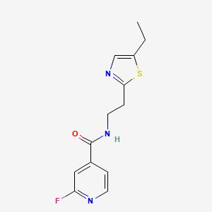 N-[2-(5-ethyl-1,3-thiazol-2-yl)ethyl]-2-fluoropyridine-4-carboxamide