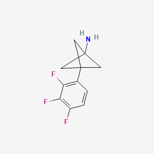 3-(2,3,4-Trifluorophenyl)bicyclo[1.1.1]pentan-1-amine