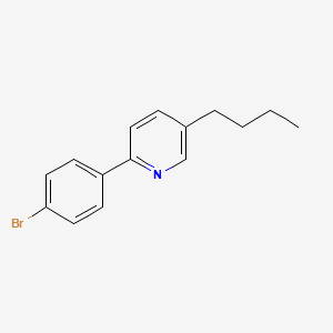 2-(4-Bromophenyl)-5-butylpyridine
