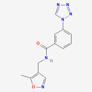 N-((5-methylisoxazol-4-yl)methyl)-3-(1H-tetrazol-1-yl)benzamide
