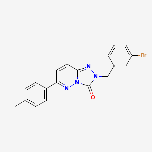 molecular formula C19H15BrN4O B2727599 2-(3-bromobenzyl)-6-(p-tolyl)-[1,2,4]triazolo[4,3-b]pyridazin-3(2H)-one CAS No. 1251589-96-4