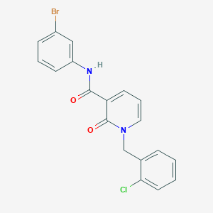 N-(3-bromophenyl)-1-(2-chlorobenzyl)-2-oxo-1,2-dihydropyridine-3-carboxamide