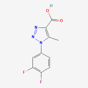 1-(3,4-difluorophenyl)-5-methyl-1H-1,2,3-triazole-4-carboxylic acid