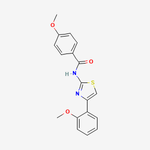 4-methoxy-N-(4-(2-methoxyphenyl)thiazol-2-yl)benzamide