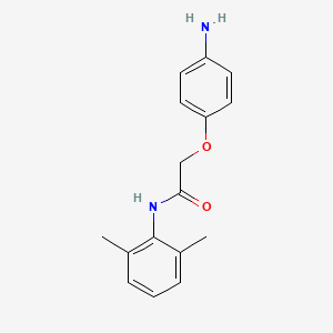 molecular formula C16H18N2O2 B2727659 2-(4-氨基苯氧基)-N-(2,6-二甲基苯基)乙酰胺 CAS No. 857496-52-7