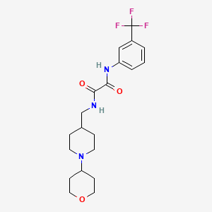 N1-((1-(tetrahydro-2H-pyran-4-yl)piperidin-4-yl)methyl)-N2-(3-(trifluoromethyl)phenyl)oxalamide