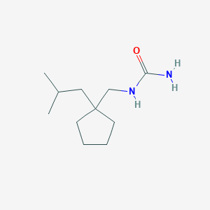 molecular formula C11H22N2O B2727695 {[1-(2-Methylpropyl)cyclopentyl]methyl}urea CAS No. 1537318-44-7