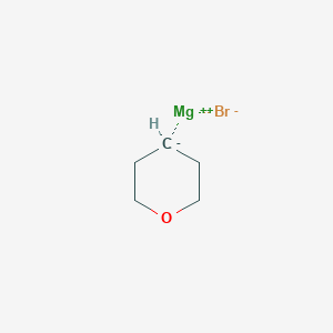 molecular formula C5H9BrMgO B2727703 (Tetrahydro-2H-pyran-4-yl)magnesium bromide CAS No. 197457-50-4