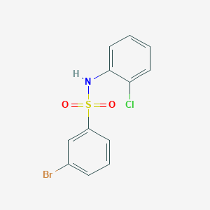 molecular formula C12H9BrClNO2S B2727713 3-bromo-N-(2-chlorophenyl)benzenesulfonamide CAS No. 848913-61-1