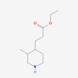 Ethyl 3-(3-methylpiperidin-4-yl)propanoate