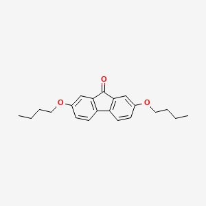molecular formula C21H24O3 B2727852 2,7-Dibutoxy-9H-fluoren-9-one CAS No. 303735-82-2
