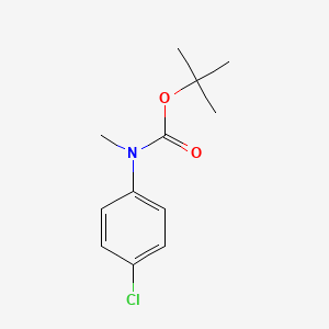 molecular formula C12H16ClNO2 B2727899 Tert-butyl N-(4-chlorophenyl)-N-methylcarbamate CAS No. 693803-49-5