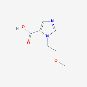 molecular formula C7H10N2O3 B2727958 1-(2-甲氧基乙基)-1H-咪唑-5-甲酸 CAS No. 1779124-19-4