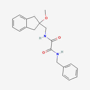 molecular formula C20H22N2O3 B2727983 N1-苄基-N2-((2-甲氧基-2,3-二氢-1H-茚-2-基)甲基)草酰胺 CAS No. 2034347-39-0