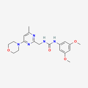 1-(3,5-Dimethoxyphenyl)-3-((4-methyl-6-morpholinopyrimidin-2-yl)methyl)urea