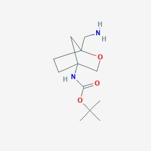 Tert-butyl N-[1-(aminomethyl)-2-oxabicyclo[2.2.1]heptan-4-yl]carbamate