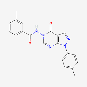 3-methyl-N-(4-oxo-1-(p-tolyl)-1H-pyrazolo[3,4-d]pyrimidin-5(4H)-yl)benzamide