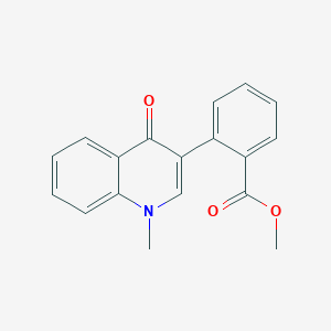 molecular formula C18H15NO3 B2728004 甲酸甲酯(3E)-3-{[(2,6-二氯苯基)甲氧基]亚胺}-2-(苯甲酰胺)丙酸甲酯 CAS No. 294184-16-0