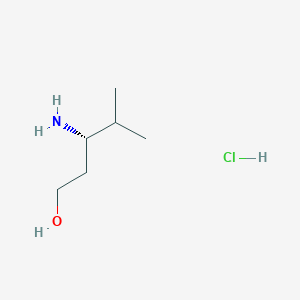 (3S)-3-Amino-4-methylpentan-1-ol;hydrochloride