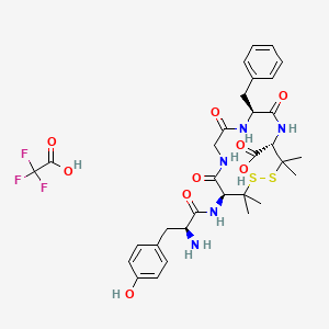 molecular formula C32H40F3N5O9S2 B2728069 (D-Pen2,D-Pen5)-Enkephalin Trifluoroacetate CAS No. 172888-59-4