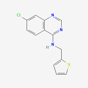 molecular formula C13H10ClN3S B2728078 7-chloro-N-(2-thienylmethyl)-4-quinazolinamine CAS No. 477861-99-7