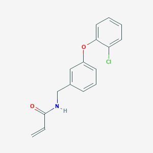 N-[[3-(2-Chlorophenoxy)phenyl]methyl]prop-2-enamide