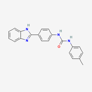 1-(4-(1H-benzo[d]imidazol-2-yl)phenyl)-3-(p-tolyl)urea