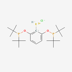 molecular formula C22H40ClIrO2P2 B2728123 2,6-Bis(di-tert-butylphosphinoxy)phenylchlorohydroiridium(III) CAS No. 671789-61-0