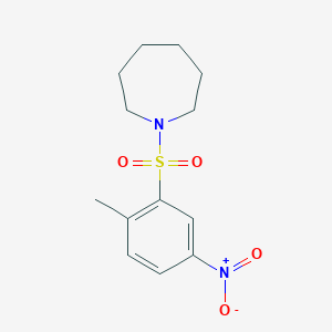 1-(2-Methyl-5-nitrophenyl)sulfonylazepane
