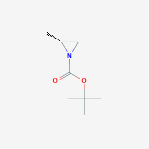 molecular formula C8H15NO2 B2728167 (R)-tert-butyl 2-methylaziridine-1-carboxylate CAS No. 129319-91-1