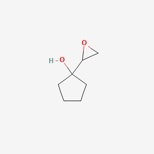molecular formula C7H12O2 B2728181 1-(Oxiran-2-yl)cyclopentan-1-ol CAS No. 56733-14-3