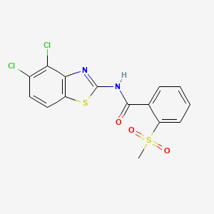 N-(4,5-dichlorobenzo[d]thiazol-2-yl)-2-(methylsulfonyl)benzamide