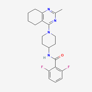 2,6-difluoro-N-(1-(2-methyl-5,6,7,8-tetrahydroquinazolin-4-yl)piperidin-4-yl)benzamide
