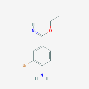 Ethyl 4-amino-3-bromobenzenecarboximidate