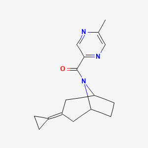 3-Cyclopropylidene-8-(5-methylpyrazine-2-carbonyl)-8-azabicyclo[3.2.1]octane