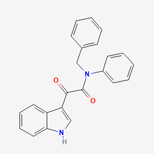 N-benzyl-2-(1H-indol-3-yl)-2-oxo-N-phenylacetamide
