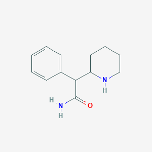 molecular formula C13H18N2O B027284 α-苯基哌啶-2-乙酰胺 CAS No. 19395-39-2