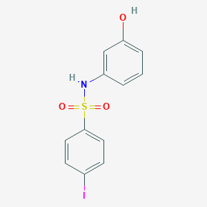 N-(3-hydroxyphenyl)-4-iodobenzenesulfonamide