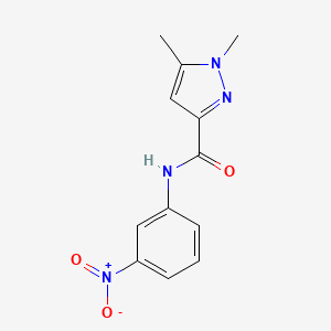 B2728431 1,5-dimethyl-N-(3-nitrophenyl)-1H-pyrazole-3-carboxamide CAS No. 1013798-00-9