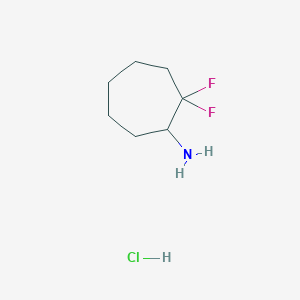 2,2-Difluorocycloheptan-1-amine hydrochloride