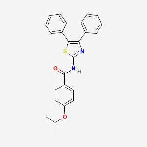 N-(4,5-diphenylthiazol-2-yl)-4-isopropoxybenzamide