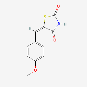molecular formula C11H9NO3S B2728509 (5E)-5-[(4-methoxyphenyl)methylidene]-1,3-thiazolidine-2,4-dione CAS No. 74942-48-6