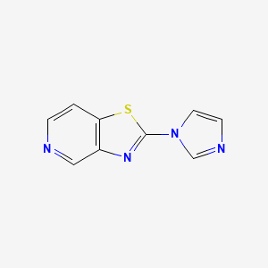 1-{[1,3]thiazolo[4,5-c]pyridin-2-yl}-1H-imidazole