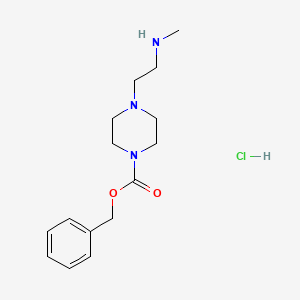 Benzyl 4-[2-(methylamino)ethyl]piperazine-1-carboxylate;hydrochloride