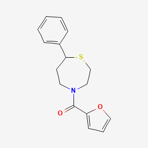 4-(furan-2-carbonyl)-7-phenyl-1,4-thiazepane