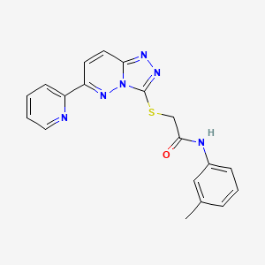 N-(3-methylphenyl)-2-{[6-(pyridin-2-yl)-[1,2,4]triazolo[4,3-b]pyridazin-3-yl]sulfanyl}acetamide